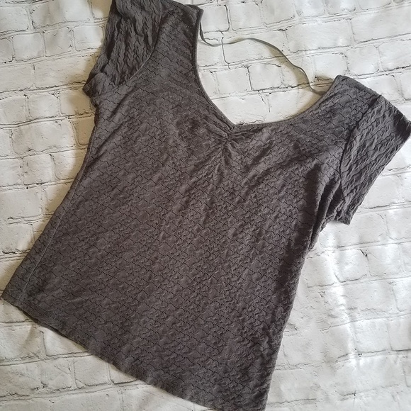 Anthropologie Gray Blouse - Picture 1 of 3
